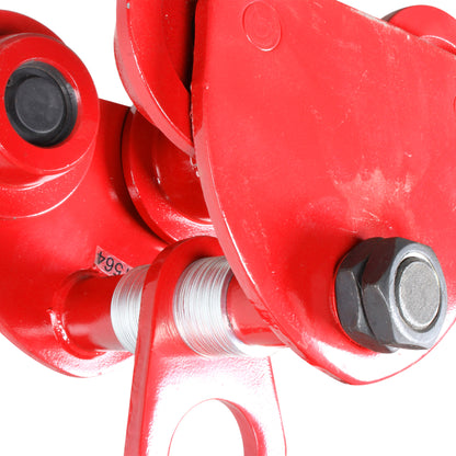 Trole para viga, ancho ajustable (2 ton)