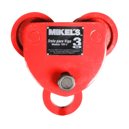 Trole para viga, ancho ajustable (3 ton)