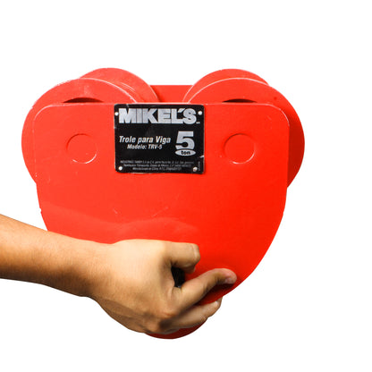 Trole para viga, ancho ajustable (5 ton)