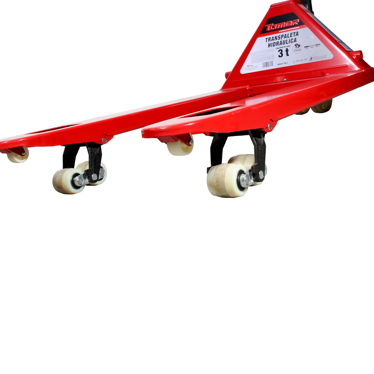 Transpaleta hidraulica sistema tandem (3 ton)