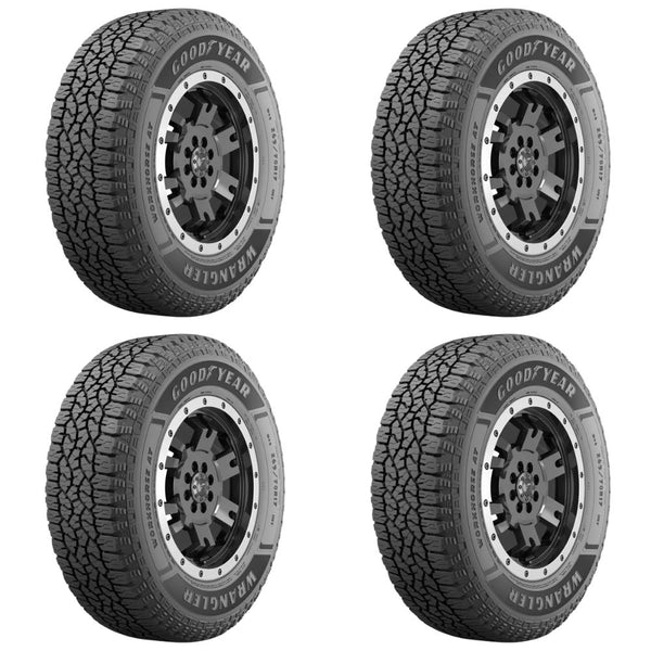 Kit 4  llantas LT265/70R17-10C 121/118S GOODYEAR WRANGLER WORKHORSE AT AUTO
